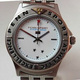 【送料無料】腕時計　ステンレススチールブレスレットペンスポーツmgents stainless steel penn sport quartz 50m bracelet watch working