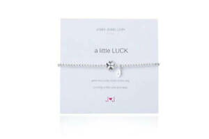 yzANZT[@lbNXN[o[uXbgVo[WG[Vo[un poco de suerte trbol de cuatro hojas pulseraplata plateado joma joyas regalo