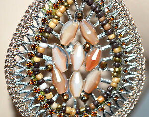 【送料無料】アクセサリー ネックレスアルジェントベージュorecchini donna argento filigrana cristalli strass beige oro ambra perline bb31