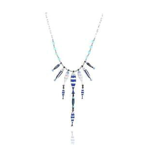 �y���������z�A�N�Z�T���[�@�l�b�N���X�z���C�g�J���[�C���V�A�J�E���glol bijoux collar sardinas cuentas azul