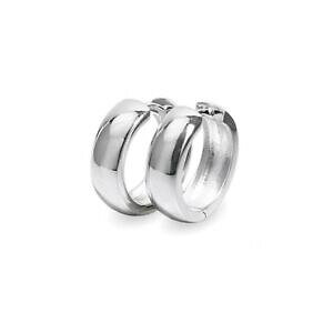�y���������z�A�N�Z�T���[�@�l�b�N���X�X�^�[�����O�V���o�[�X�N�G�A�g���Npar real 925 sterling plata plegable creolen cuadrado redondeado 17mm 1883