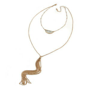 yzANZT[@lbNX^bZ`F[lbNXS[hg[^bZborla collar de cadena dos en tono oro 68 cm l18 cm borla7 cm ext