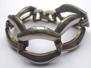 �y���������z�A�N�Z�T���[�@�l�b�N���X�u���X���b�g�r���e�[�W�A���W�F���gbracelet gourmette bijou vintage lgrement bomb couleur argent poli 2572