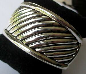 yzANZT[@lbNXuXbg}VFbgre[WAWFgbracelet manchette bijou vintage couleur argent poli rigide pais 469