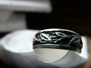 �y���������z�A�N�Z�T���[�@�l�b�N���X�A���W�F���griproduzione fede medioevale con foglie in argento brunito 925 millesimi