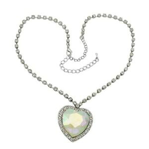 yzANZT[@lbNXRA[n[glbNXjoyas seora collier collar con cristal corazn cadenas de longitud aprox 50 cm