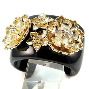 yzANZT[@lbNXQ[gEFCubNS[hoNuXbgXtXL[NX^dramtico pasarela 2018 negro oro plt grueso brazalete floral con cristales de swarovski