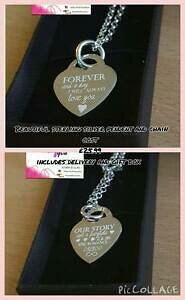 �y���������z�A�N�Z�T���[�@�l�b�N���X�J�X�^���A���vpersonalizado grabado plata de leyforever amp; un da que siempre amor