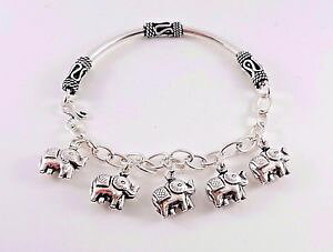 yzANZT[@lbNXX^[OVo[Gt@gWG[uXbguXbgadorable artesano plata de ley 925 brazalete elefante joyera charms pulsera