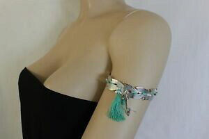 �y���������z�A�N�Z�T���[�@�l�b�N���X�V���o�[�V�[�g���^���G�X�j�b�N�u���X���b�g�t�@�b�V�����W���G���[�A�[��para dama, de plata hoja metal puo alto brazo pulsera tnico fashion jewelry