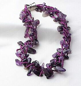 yzANZT[@lbNX}`XghcCXgAWXglbNXfab multi hebras natural amatista collar trenzado con cierre magntico 46cm