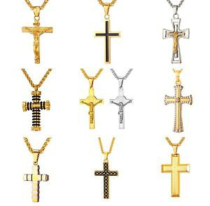 yzANZT[@lbNXCGXLXgNXlbNX`F[XeXX`[S[fcadena cruz remolques collar jess masivamente acero inoxidable dorado dorado regalo