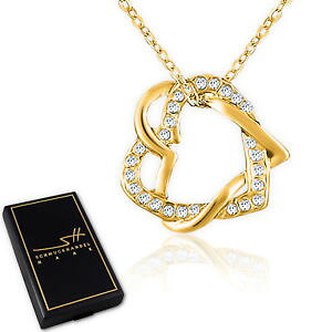 yzANZT[@lbNXgE`F[ZbgS[hXtXL[WGP[Xcadena amp; remolque corazn, regalo set damas, oro, swarovski cristales, en estuche