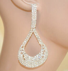 �y���������z�A�N�Z�T���[�@�l�b�N���Xorecchini eleganti da cerimonia in cristallo strass donna pendientes sposa 1215