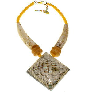 yzANZT[@lbNXobt@[z[AtJy_glbNXlbNXnatural cuerno de bfalo tribal africana grande colgante perla gargantilla collar joyera