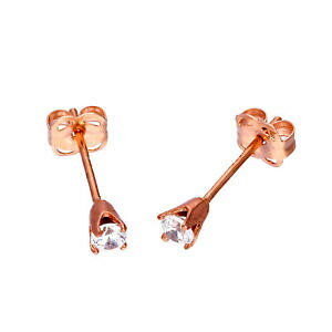 yzANZT[@lbNXAS[hsNNX^NACOVvreal 375 9ct rosa oro y claro cz cristal aretes llano simple cmodo