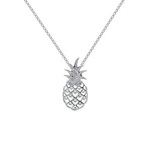 �y���������z�A�N�Z�T���[�@�l�b�N���X�A���W�F���g�k�tcollier ananas en argent 925 rhodi neuf longueur au choix 45 cm ou 50 cm