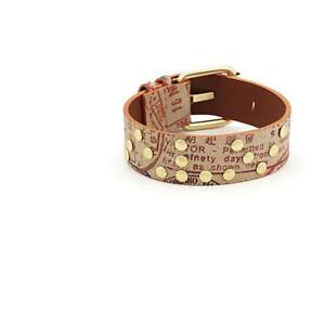 【送料無料】アクセサリー ネックレスマティーニベージュゴールドbracciale uomo alv by alviero martini alv0039 pelle beige marrone dorato gold