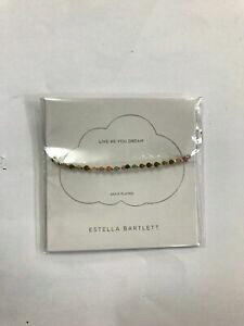 �y���������z�A�N�Z�T���[�@�l�b�N���X�G�X�e���o�[�g���b�g�u���X���b�gpf3 estella bartlett chapado en oro pulsera en vivo de sus sueos