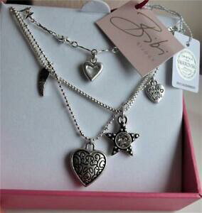 yzANZT[@lbNXlbNXrrVo[Zbgbibi bijoux plateado conjunto de 3 collares 377cm 457cm 557cm bnwt en caja