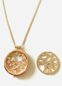 【送料無料】アクセサリー　ネックレスコリアーセットkローズスワロフスキーset bijoux collier 2 in 1 jewels gold plated 14 k rose strass cristals swarovski