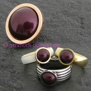 yzANZT[@lbNXXeXX`[novedad melano vividredaccinmeddy perle berenjenaacero inoxidable rotgold 8 mm