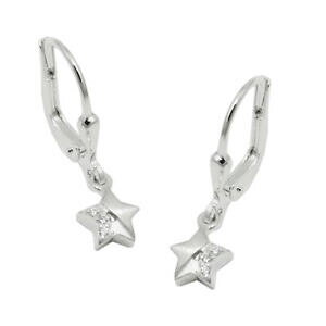 yzANZT[@lbNX}bgCOVo[brisur 22x6mm arete estrella con zirkonias mattbrillante plata 925