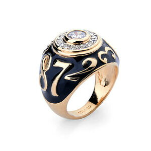 �y���������z�A�N�Z�T���[�@�l�b�N���X�S�[���h�����O�f�U�C�i�[�O���Xdiseador anillo oro 75018krgp cristal dgitos kasino amuleto de la suerte