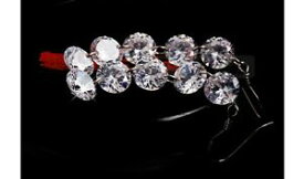 【送料無料】アクセサリー　ネックレスシルバーlujo pendientes 6cm x 8mm cristal plata 925 idea de regalo