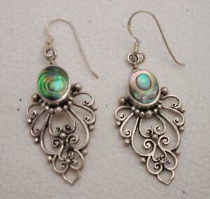 �y���������z�A�N�Z�T���[�@�l�b�N���X�r���e�[�W�C�������O�V���o�[pendientes largos vintage plata lbulo perforado oma19