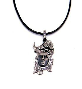 �y���������z�A�N�Z�T���[�@�l�b�N���X�T���f�B�i�T���_�A���W�F���gciondolo regione sardegna sarda argento brunito