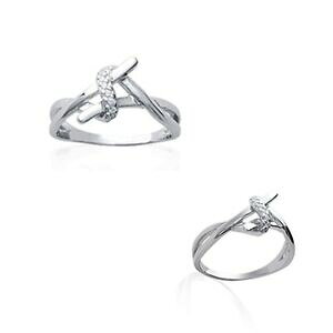 �y���������z�A�N�Z�T���[�@�l�b�N���X�A���W�F���gbague en argent et zirconias taille 52 dispo choisissez votre taille