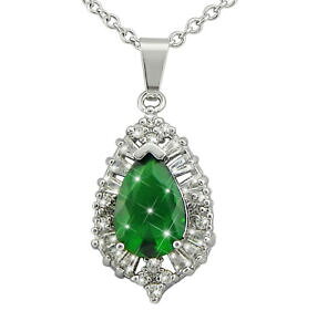 【送料無料】アクセサリー ネックレスクリスマスシルバーペンダントネックレスヨータヴェルデlas seoras joyera collar plateado regalo de colgante gota verde para navidad