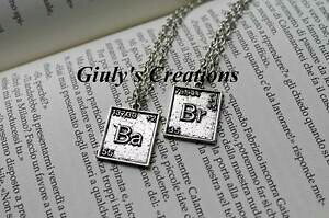 �y���������z�A�N�Z�T���[�@�l�b�N���X�_�u���o���E��collar double breaking bad bromo y bario elementos qumicos br ba l ella love