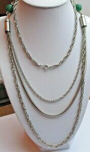 yzANZT[@lbNXOhRAgT[hp[G[hBe[Wgrand collier sautoir argent torsad perle de verre meraude bijou vintage 2680