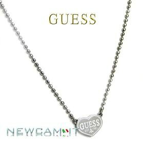 �y���������z�A�N�Z�T���[�@�l�b�N���Xguess steel collana con pendente a cuore usn11009 listino 49,00 jewels cam