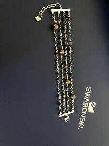 �y���������z�A�N�Z�T���[�@�l�b�N���X�X�^���v�X�����t�X�L�[�u���X���b�g�X�������C�h�A�J�E���graro amplia con cuentas pulsera cisne de swarovski genuinos estampado