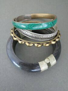 yzANZT[@lbNXvintage latn malaquita filigrana pulseras brazaletes