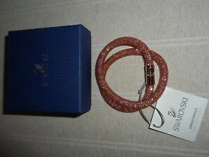 yzANZT[@lbNX{bNXXtXL[NX^uXbgX^[_Xg_usNS[hbvgenuina nueva en caja swarovski stardust pulsera de doble arrollamiento de o