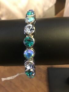 �y���������z�A�N�Z�T���[�@�l�b�N���Xaqua y turquesa swarovski cristal brazalete magntico