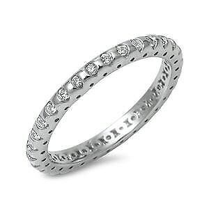 yzANZT[@lbNXX^[OVo[Oplata esterlina cz anillo de la eternidad