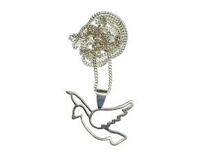 �y���������z�A�N�Z�T���[�@�l�b�N���X�l�b�N���X�`�F�[���V���o�[paloma cadena collar miniblings 45cm pjaro friedenstaube peace real de plata 925