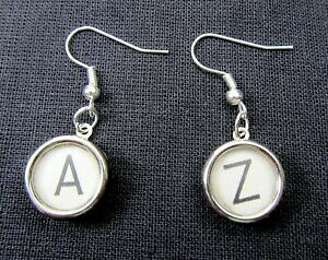 yzANZT[@lbNXCOBe[W^CvC^[Hdeseo letras aretes vintage mquinas de escribir teclas miniblings blanco o