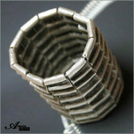 【送料無料】アクセサリー　ネックレスグランドブレスレットマンシェットシルバーカラーパンクブレスレットgrand bracelet manchette argent swades large silver color punk bracelet