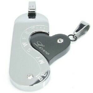 yzANZT[@lbNX`F[XeXX`[y_gJbvcadena compaeros be my sweet love acero inoxidable 2 colgante pareja 2