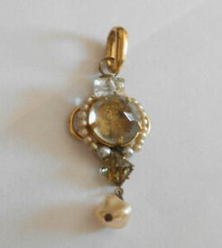 【送料無料】アクセサリー　ネックレスゾーイバロックガラスコストadorable pendentif reminiscence zo coste cristal perles baroque