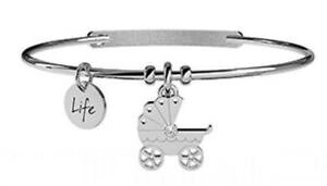 �y���������z�A�N�Z�T���[�@�l�b�N���Xbracciale kidult special moments in acciaio 316l e cristalli 231666