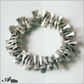 【送料無料】アクセサリー　ネックレスbracelet spike en mtal argent big silver color punk ethnic bracelet