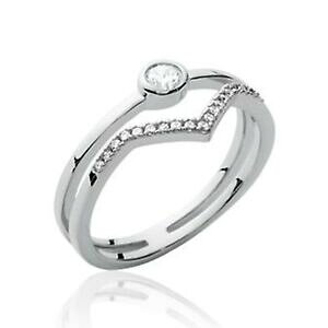 �y���������z�A�N�Z�T���[�@�l�b�N���X�A���W�F���g�W���R�j�E����bague en argent rhodi et oxydes zirconium neuve taille 50 disponible