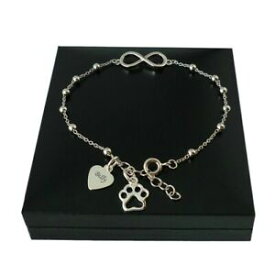 【送料無料】アクセサリー　ネックレスペットシルバーブレスレットprdida de mascota, gato perro ,simpathy regalo, pulsera plata, cualquier nombre